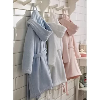 Zero - Twist Pure Cotton  Kid’s Bathrobe