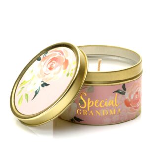Special Grandma Tin Candle