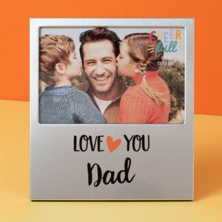 “ Love You Dad “ Aluminium Photo Frame