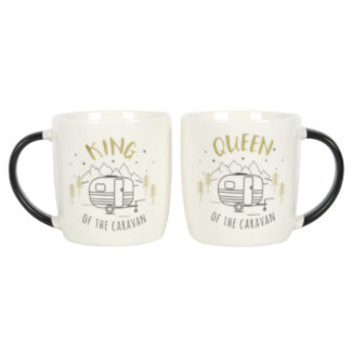 King and Queen Couples Caravan MUG SET
