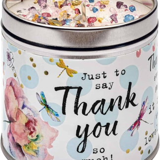 Thank You So Much Tin candle , perfect gift for teachers, friends, or special occasions.